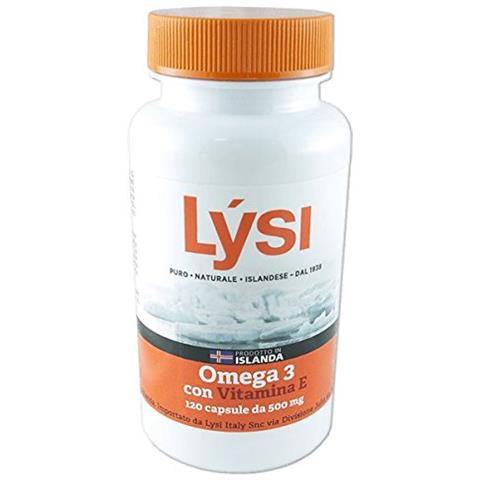 Omega 3 Vitamina E 120 Capsule Lysi - Foto 1