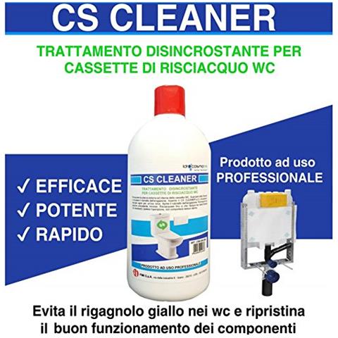 Cs Cleaner Wc Disincrostante Professionale Potentissimo Per Cassette Di Risciaquo Wc. Prodotto Ad Uso Professionale - Foto 1