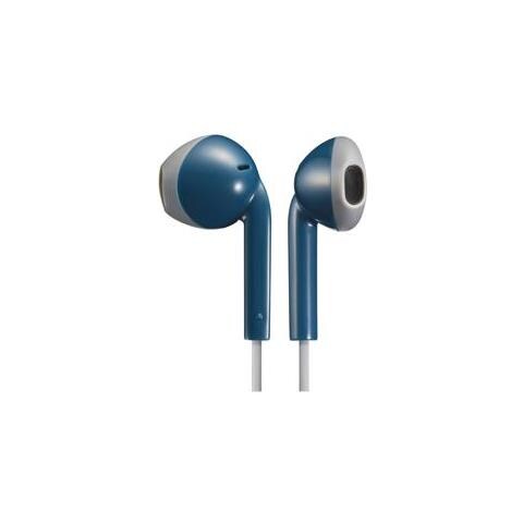 Auricolare Stereo con Microfono + Tasto volume - Blu / Grigio - Foto 2