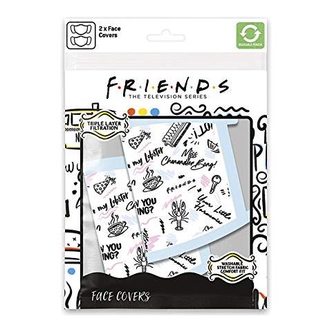 AMBROSIANA Mascherine Tessuto Jersey elasticizzato Cotone 100% (2 Pz)  - Foto 3