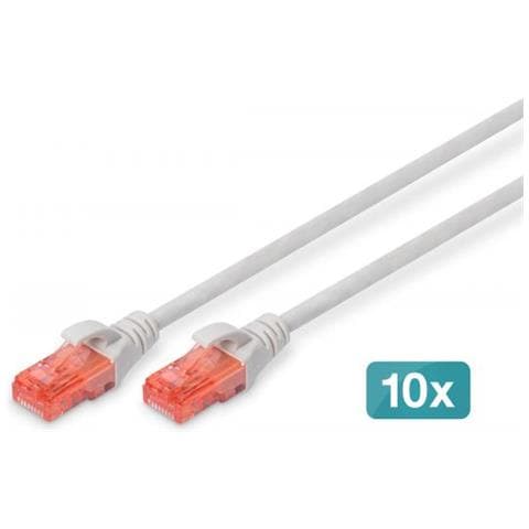 Cavo Patch U /UTP CAT 6 LSZH 10 Pezzi - Foto 1