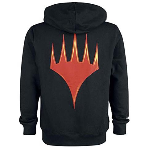 Wizards Uomo Felpa Jogging Nero Xxl 100% Cotone Regular - Foto 2