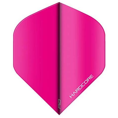 Hardcore Xt Fluoro Rosa Di Spessore Elevato Standard Dart Voli - 5 Set Per Confezione (15 Dart Voli In Totale)  - Foto 2