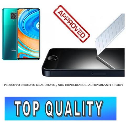 Tempered Glass Screen Protector Pellicola Vetro Temprato Xiaomi Redmi Note 9 Pro - Foto 1