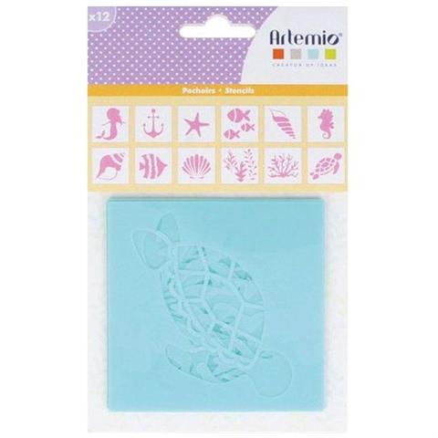 12 Stampini 9 X 9 Cm - Sirena - Foto 1