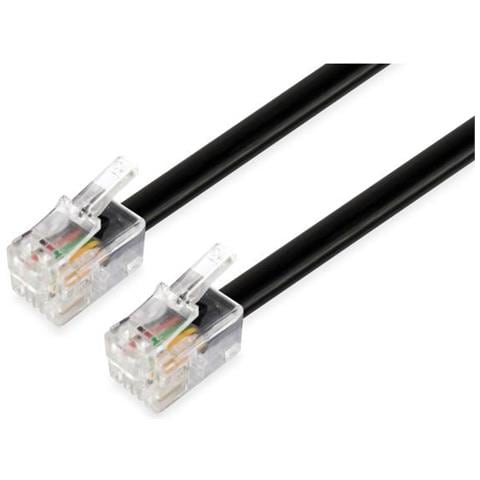 105102 Cavo Telefonico 3 M Nero - Foto 1