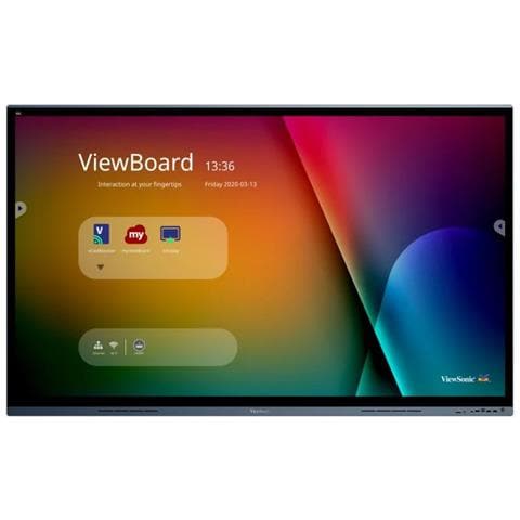 IFP7562 visualizzatore di messaggi Pannello piatto interattivo 190,5 cm (75") LED Wi-Fi 350 cd /m² 4K Ultra HD Nero Touch screen Processore integrato Android - Foto 1