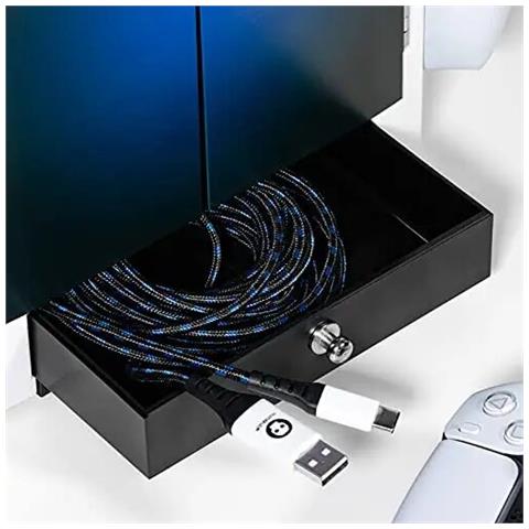 Armadietto Da Gioco Ispirato Alla Playstation 5 Per 4 Controller - 10 Giochi - 1 Auricolare - Foto 7