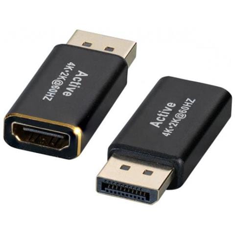 Efb Elektronik Eb484-4k60 Adattatore Per Inversione Del Genere Dei Cavi Displayport Hdmi Nero - Foto 1