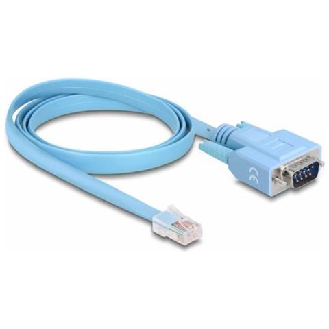 63353 Cavo E Adattatore Video 1 M Rj-45 D-sub (db-9) Blu - Foto 1