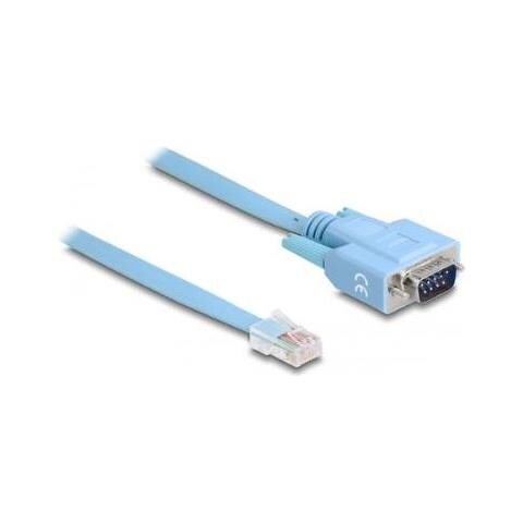 63353 Cavo E Adattatore Video 1 M Rj-45 D-sub (db-9) Blu - Foto 2