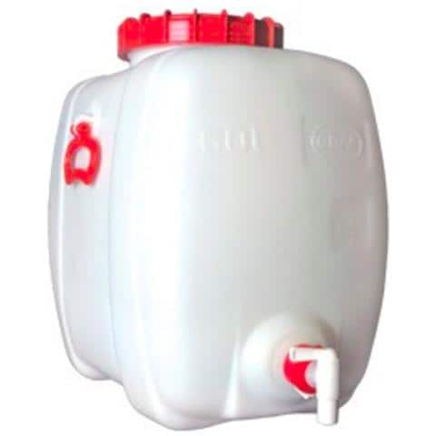 Bere Barilotto Art. quadrato + Coperchio + Rubinetto 60l - Foto 1