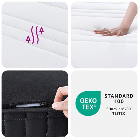 Materasso A Molle Bonnel Medio 100x200 Cm - Foto 9