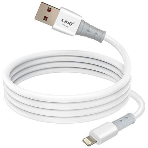 Cavo Da Usb A Lightning Ricarica Rapida 3a Per Iphone E Ipad 1,2 M, Bianco - Foto 1