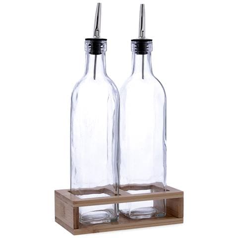 Set Olio E Aceto Naturalia Trasparente Vetro 550 Ml - Foto 1