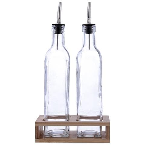 Set Olio E Aceto Naturalia Trasparente Vetro 550 Ml - Foto 2