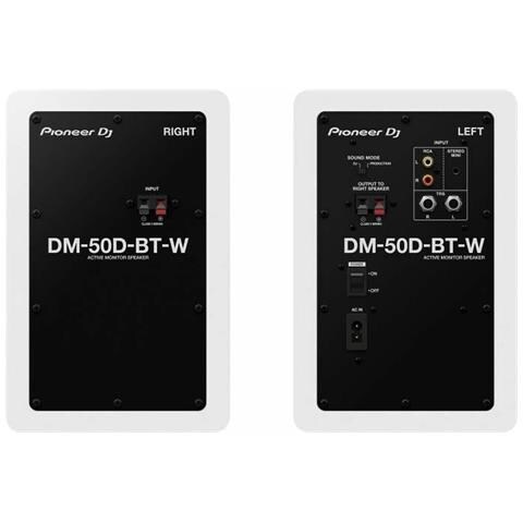 Altoparlanti Monitor Attivi DJ DM-50D-BT-W 5" Bluetooth 50W RMS Bianco - Foto 2