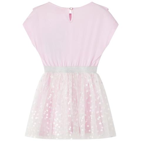 Abito Da Bambina Con Volant Rosa Chiaro 116 - Foto 2