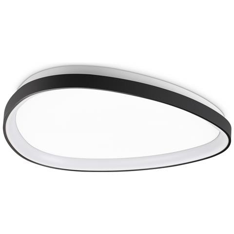 Plafoniera Contemporanea Gemini Metallo Nero Led Integrato 27w 3000k Ip20 - Foto 1