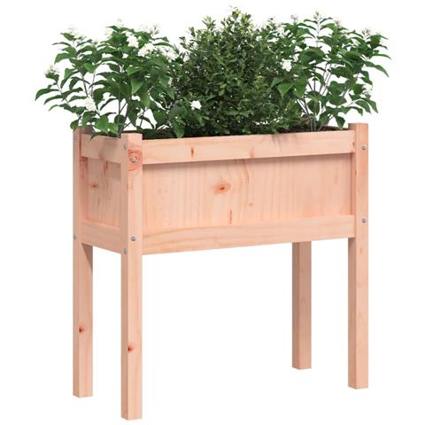 Fioriere Da Giardino 2 Pz Con Gambe Legno Massello Di Douglas - Foto 3