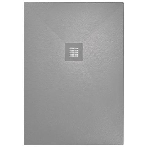 Piatto Doccia In Marmoresina Rettangolare 80x110 Cm Cemento Finitura Pietra Estasi Londra - Foto 2