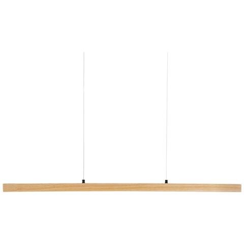 Lampadario A Led Stewarts Con Dimmer Legno Di Quercia Marrone Chiaro - Foto 2