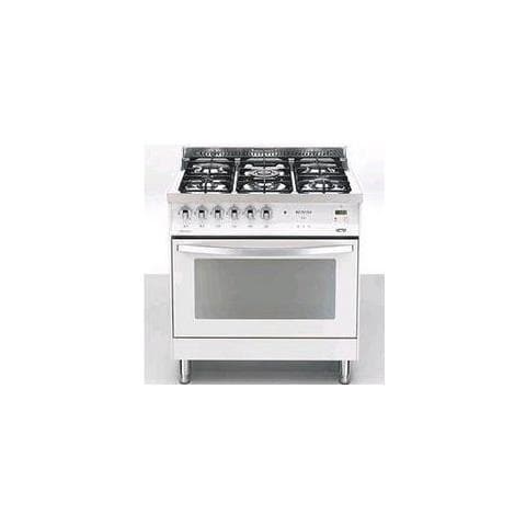 Cucina Elettrica PBPG86MFT /C 5 Fuochi a Gas con Forno Elettrico Multifunzione Classe A Dimensioni 80 cm Colore Bianco - Foto 1