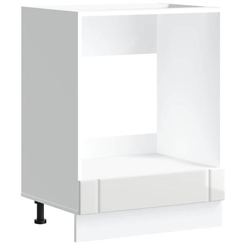 Armadio Forno Lucca Bianco Lucido In Legno Multistrato - Foto 2