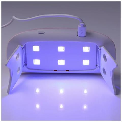 Lampada Per Asciugare Unghie Uv Ultravioletta. Per Smalti Speciali Tipo Semipermanente, Acrilico, Ecc. - Foto 2