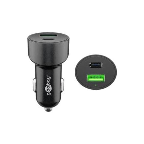 Goobay 39908 Caricabatterie Per Dispositivi Mobili Nero Auto - Foto 1