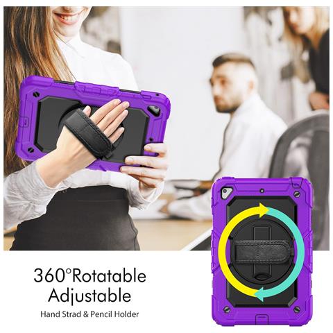 Custodia Fucsia Per Ipad 9.7"" Con Supporto E Cintura Regolabile - Stile E Funzionalità! - Foto 4