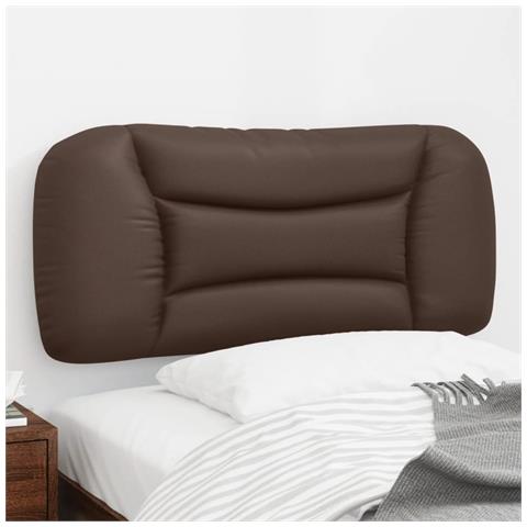 Lusso Casadino -  Cuscino Testiera Hvar Marrone 80 Cm In Similpelle - Foto 8