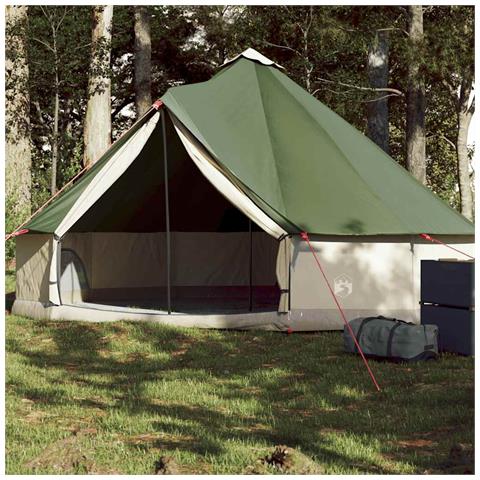 Tenda Familiare Tipi per 6 Persone Verde Impermeabile - Foto 1