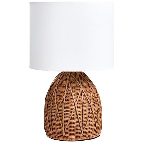 Lampada Da Tavolo Nilwala Rattan Naturale - Foto 2