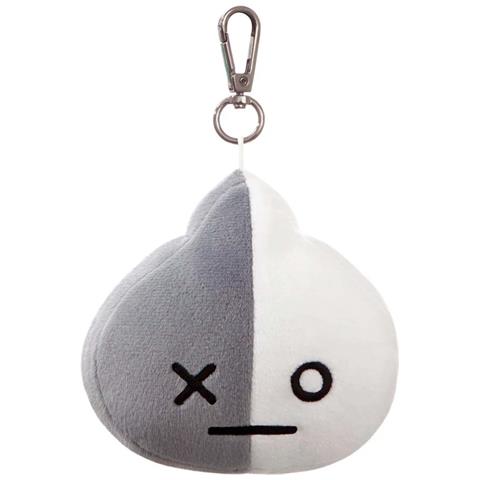 Portachiavi Peluche Per Borsa Personaggio Van Con Moschettone Solido Bt21, Blanc / Gris - Foto 1