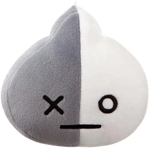 Portachiavi Peluche Per Borsa Personaggio Van Con Moschettone Solido Bt21, Blanc / Gris - Foto 5