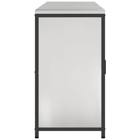 Set di Stoccaggio per Cucina 3 pcs Argento 180 x 50 x 92 cm - Foto 9