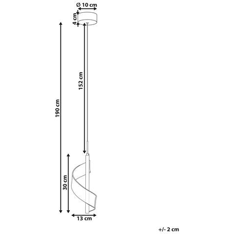 Lampadario A Led Sarela Metallo Oro - Foto 2