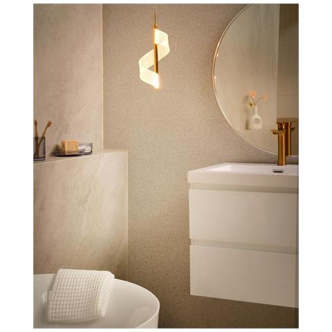 Lampadario A Led Sarela Metallo Oro - Foto 1