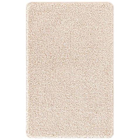 Tappeto da bagno Crema 60 x 90 cm Polipropilene - Foto 1
