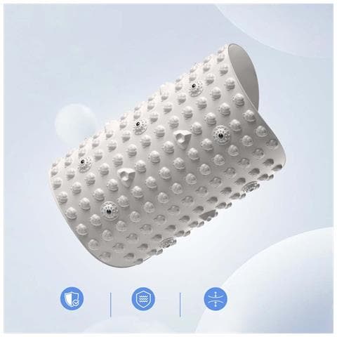 Tappetino Massaggiante Per Piedi Con Punte Solide - Cuscinetto Per Agopressione In Silicone Per Impastamento Profondo Blue - Foto 2