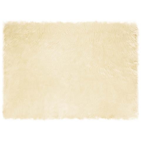 Tappeto Pecora Tafalla Crema 140 x 200 cm Poliestere - Foto 1
