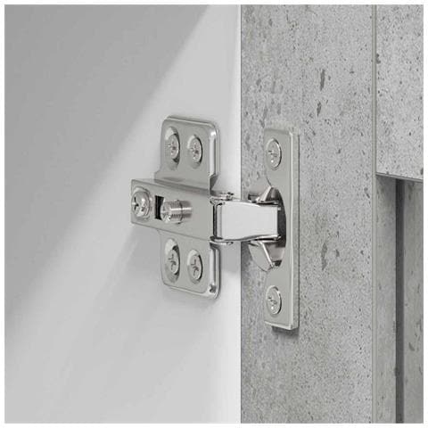 Armadio pensile con porta Riga Grigio cemento 60 x 31 x 40 cm - Foto 9