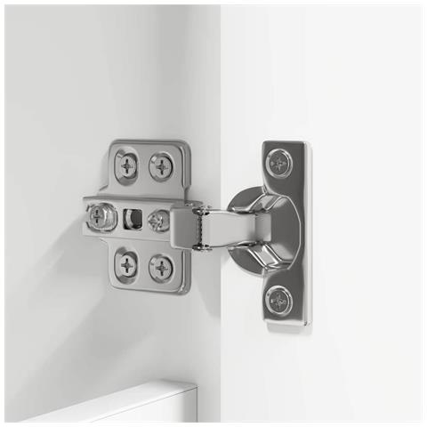 Set di mobili per il bagno 3 pcs Bianco Legno multistrato - Foto 9