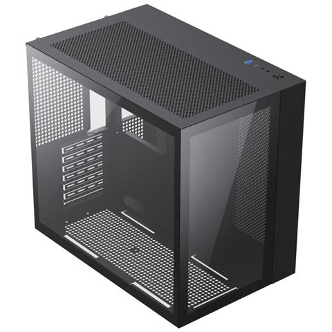 Tower ATX MIDI USB 3.0 Case PC Computer Gaming Vetro Nero INFINITY - Foto 2