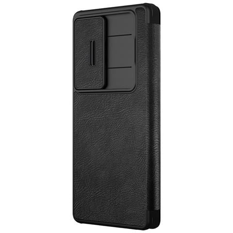 Cover per Galaxy S25 Ultra - Pelle /PU, Nero, Con Tarjetero - Foto 4