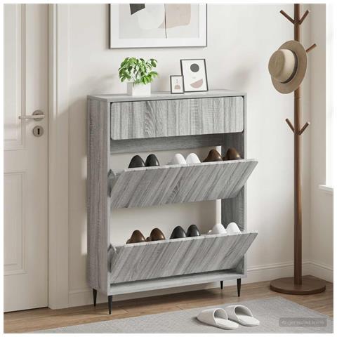 Mobile per scarpe ZWOLLE 78 x 24 x 103 cm Legno ingegnerizzato - Foto 2
