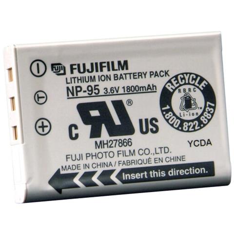 Batteria NP-95 agli ioni di litio (3,6 V, 1800 mAh) - Foto 1