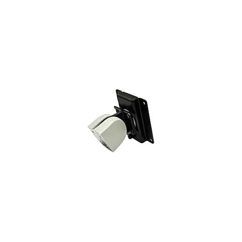 Serie 100 montaggio diretto a parete - snodo singolo - nero / grigio - per LCD inf. 22,9" - Foto 1