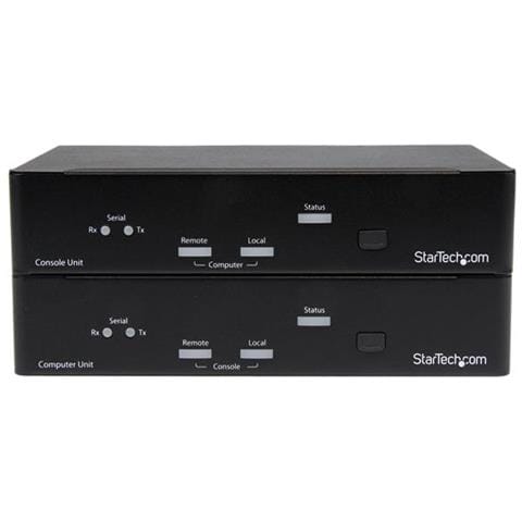 Extender console KVM DVI USB con connessione seriale e audio via fibra MM - 2km - Foto 2